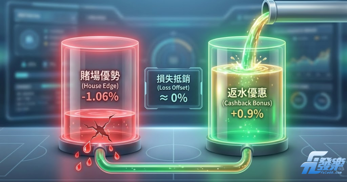 百家樂返水優惠圖解：洗碼量如何抵銷莊家優勢