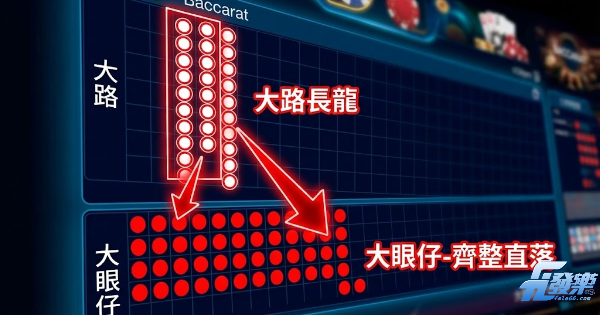百家樂長龍預測：齊整與直落訊號圖解