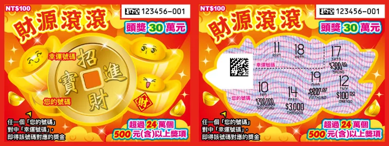 2026刮刮樂-財源滾滾