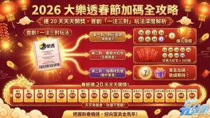 2026大大樂透春節加碼攻略
