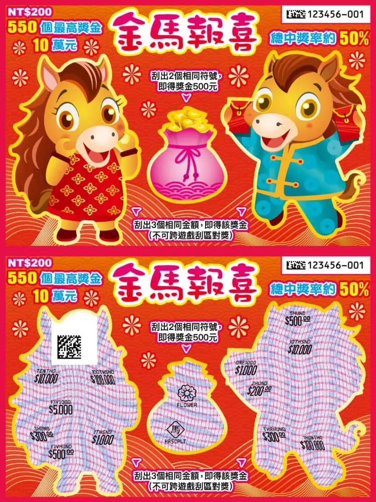 2026刮刮樂-金馬報喜